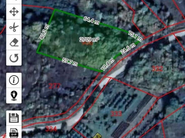 Парцел в Брацигово - 2709 кв.м за 8 €/кв.м - Снимка #1