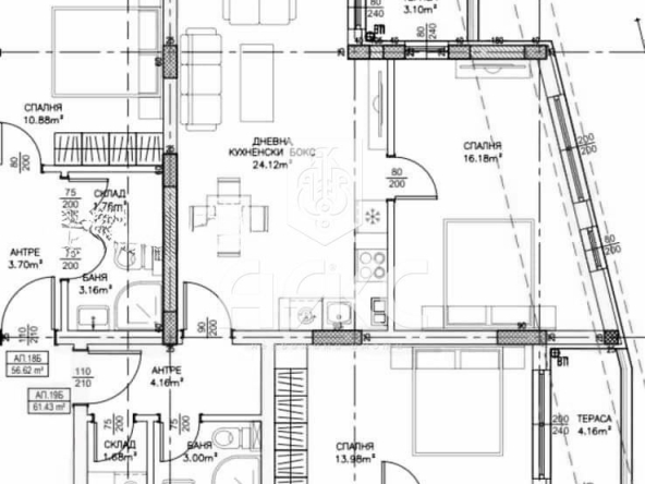 Двустаен апартамент в София, Малинова долина - 65 кв.м за 1138 €/кв.м - Снимка #1