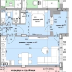 Двустаен апартамент в Стара Загора, Център - 66 кв.м за 1135 €/кв.м - Снимка #1