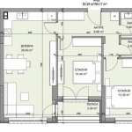 Тристаен апартамент в Варна, Владислав Варненчик - 95 кв.м за 784 €/кв.м - Снимка #1
