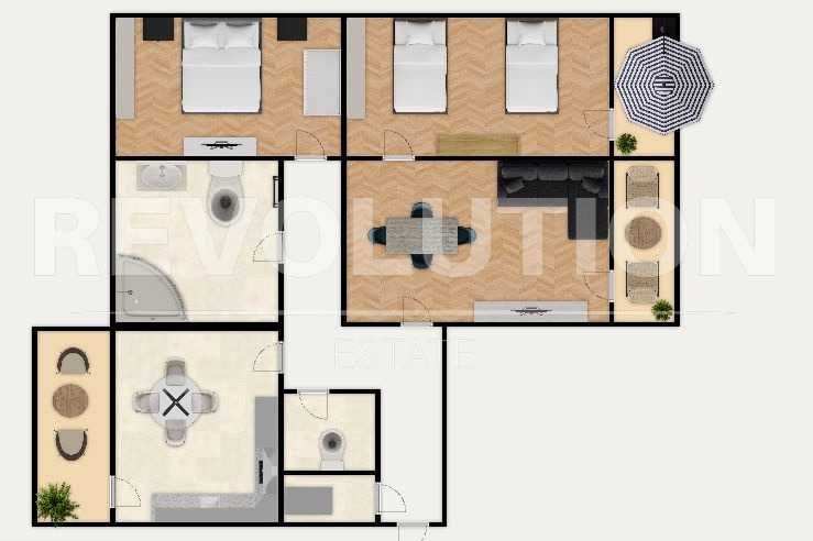 Тристаен апартамент в София, Надежда 3 - 85 кв.м за 1194 €/кв.м - Снимка #1