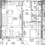 Двустаен апартамент в Пловдив, Тракия - 50 кв.м за 1640 €/кв.м - Снимка #1