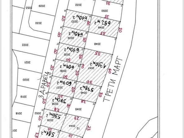 Парцел в Белослав - 700 кв.м за 22 €/кв.м - Снимка #1