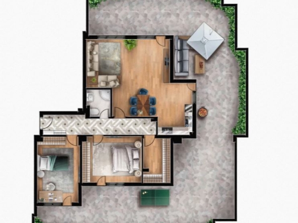 Тристаен апартамент в Банкя - 121 кв.м за 2315 €/кв.м - Снимка #1