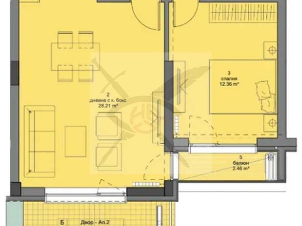 Двустаен апартамент в София, Кръстова вада - 75 кв.м за 2803 €/кв.м - Снимка #1