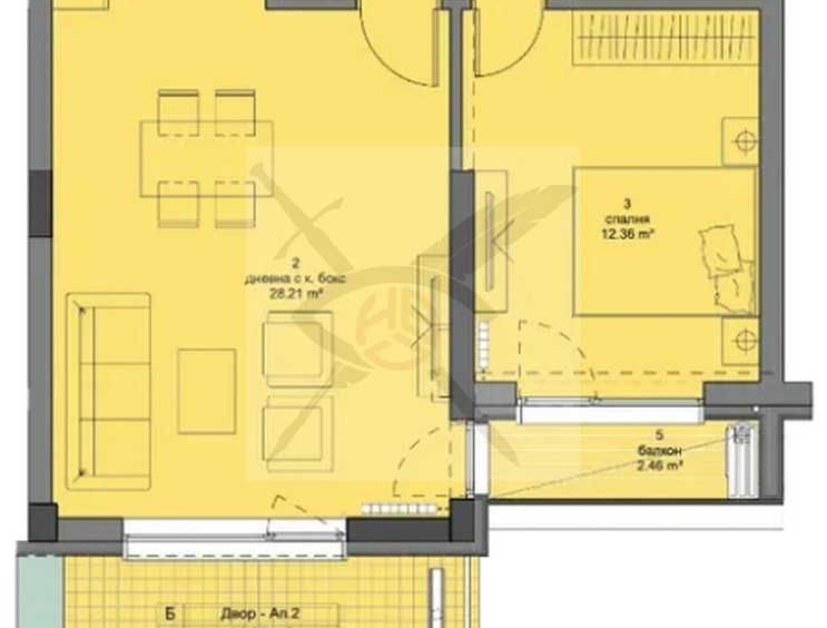 Двустаен апартамент в София, Кръстова вада - 75 кв.м за 2803 €/кв.м - Снимка #1