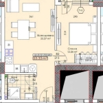 Двустаен апартамент в Пловдив, Тракия - 61 кв.м за 1841 €/кв.м - Снимка #1