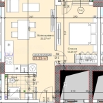 Двустаен апартамент в Пловдив, Тракия - 62 кв.м за 1699 €/кв.м - Снимка #1