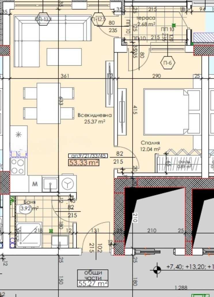 Двустаен апартамент в Пловдив, Тракия - 62 кв.м за 1699 €/кв.м - Снимка #1