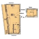 Едностаен апартамент в Варна, Левски - 48 кв.м за 1459 €/кв.м - Снимка #1