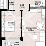 Двустаен апартамент в Бургас, Изгрев - 58 кв.м за 598 €/кв.м - Снимка #1