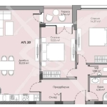 Тристаен апартамент в Пловдив, Христо Смирненски - 103 кв.м за 1812 €/кв.м - Снимка #1