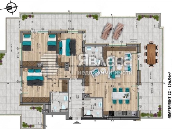 Четиристаен апартамент в София, Бояна - 264 кв.м за 1988 €/кв.м - Снимка #1