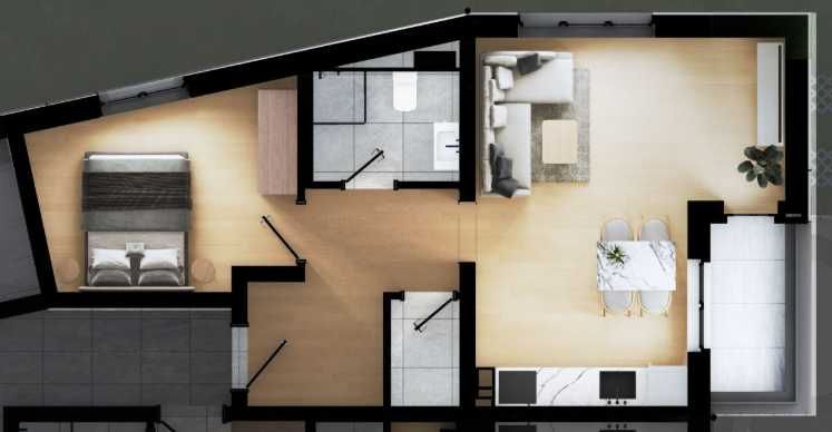 Тристаен апартамент в София, Дружба 2 - 100 кв.м за 754 €/кв.м - Снимка #1