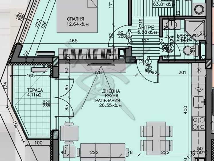 Двустаен апартамент в Бургас, Зорница - 76 кв.м за 2725 €/кв.м - Снимка #1