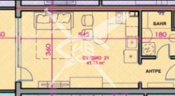 Едностаен апартамент в Поморие - 43 кв.м за 1008 €/кв.м - Снимка #1