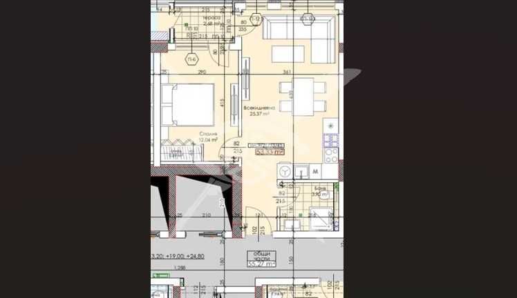 Двустаен апартамент в Пловдив, Тракия - 66 кв.м за 1493 €/кв.м - Снимка #1