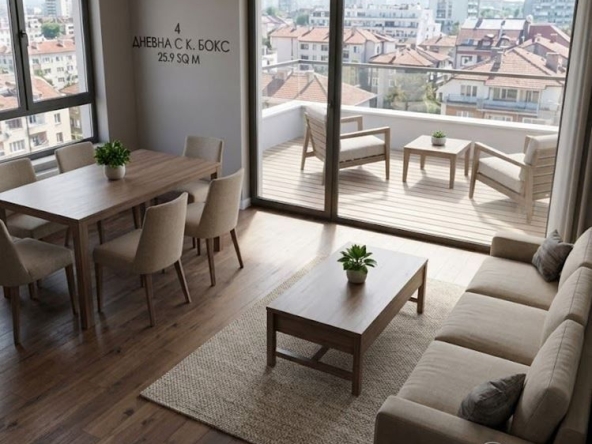 Тристаен апартамент в София, Хаджи Димитър - 112 кв.м за 1124 €/кв.м - Снимка #1