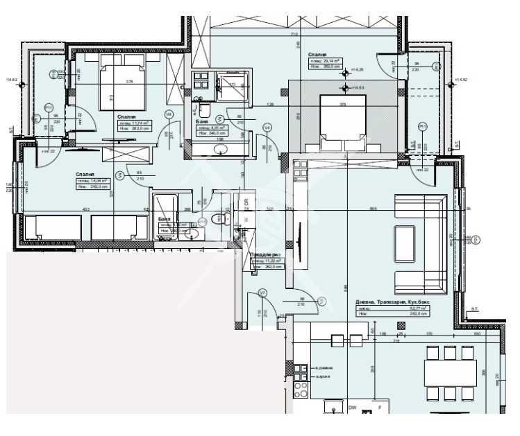 Тристаен апартамент в Пловдив, Остромила - 186 кв.м за 1200 €/кв.м - Снимка #1