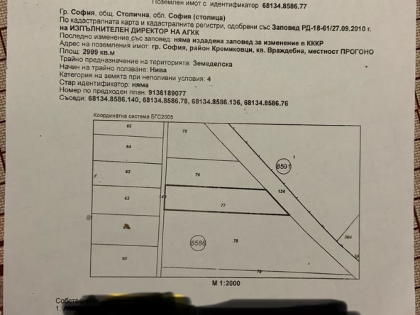 Дава се под наем Парцел в София, Враждебна - 5000 кв.м за 510 € - Снимка #1