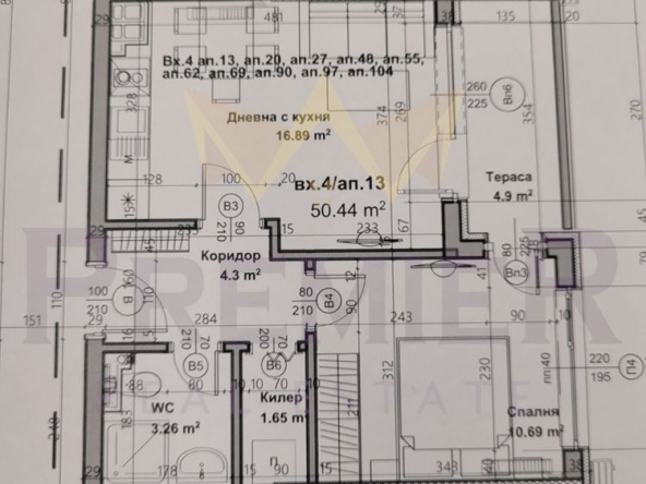 Двустаен апартамент в Варна, Младост 1 - 61 кв.м за 2039 €/кв.м - Снимка #1