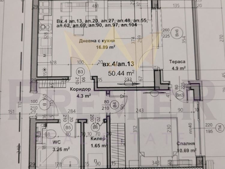 Двустаен апартамент в Варна, Младост 1 - 61 кв.м за 2039 €/кв.м - Снимка #1