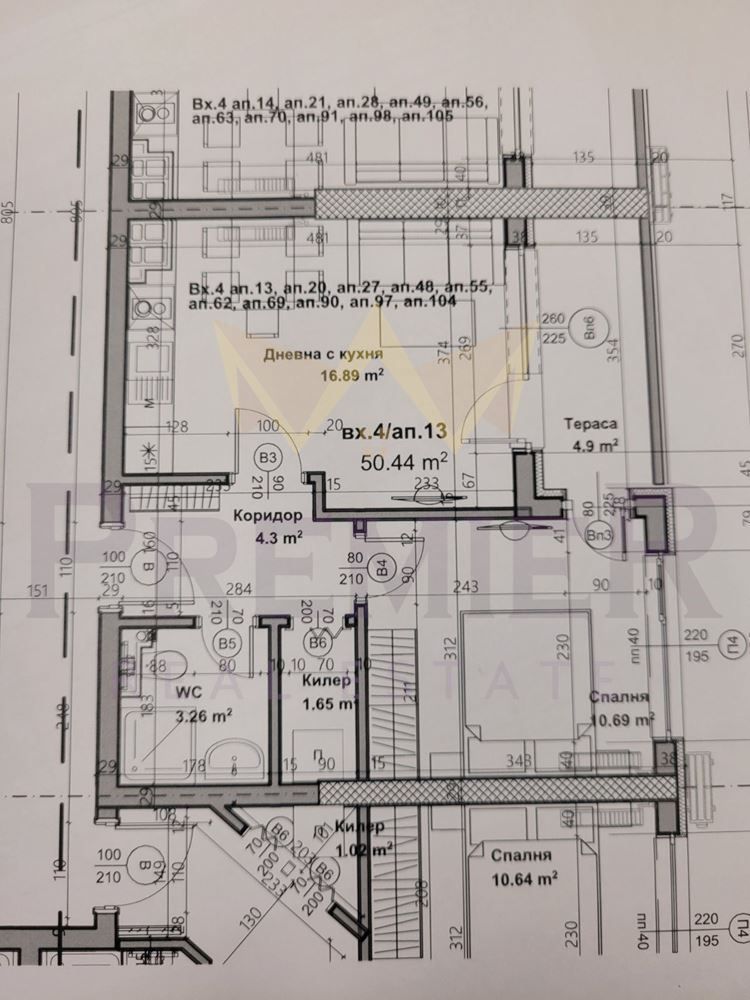 Двустаен апартамент в Варна, Младост 1 - 61 кв.м за 2039 €/кв.м - Снимка #1