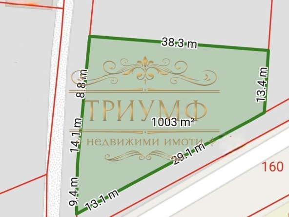 Парцел в с. Осеново, Област Варна - 1003 кв.м за 29 €/кв.м - Снимка #1