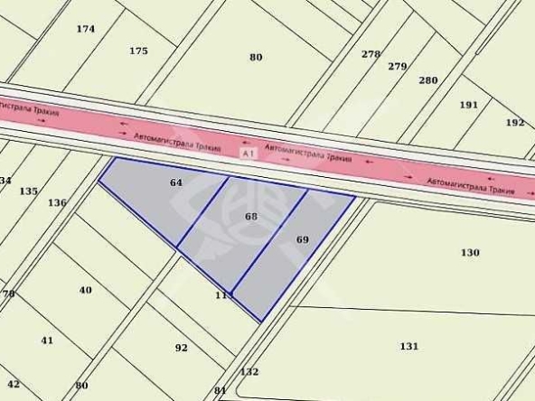 Парцел в с. Радиново, Област Пловдив - 33450 кв.м за 21 €/кв.м - Снимка #1