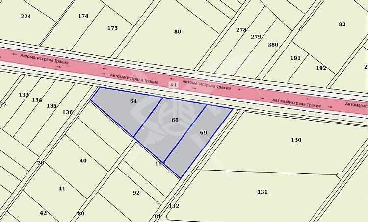 Парцел в с. Радиново, Област Пловдив - 33450 кв.м за 21 €/кв.м - Снимка #1