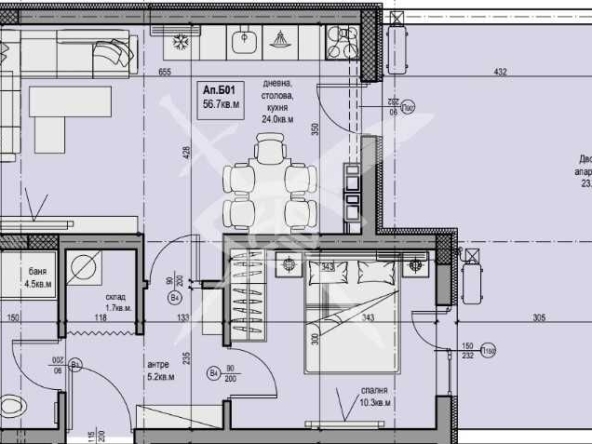 Двустаен апартамент в Пловдив, Христо Смирненски - 67 кв.м за 1015 €/кв.м - Снимка #1