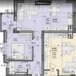 Двустаен апартамент в Пловдив, Прослав - 70 кв.м за 915 €/кв.м - Снимка #1