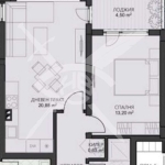 Двустаен апартамент в Варна, Владислав Варненчик - 62 кв.м за 968 €/кв.м - Снимка #1