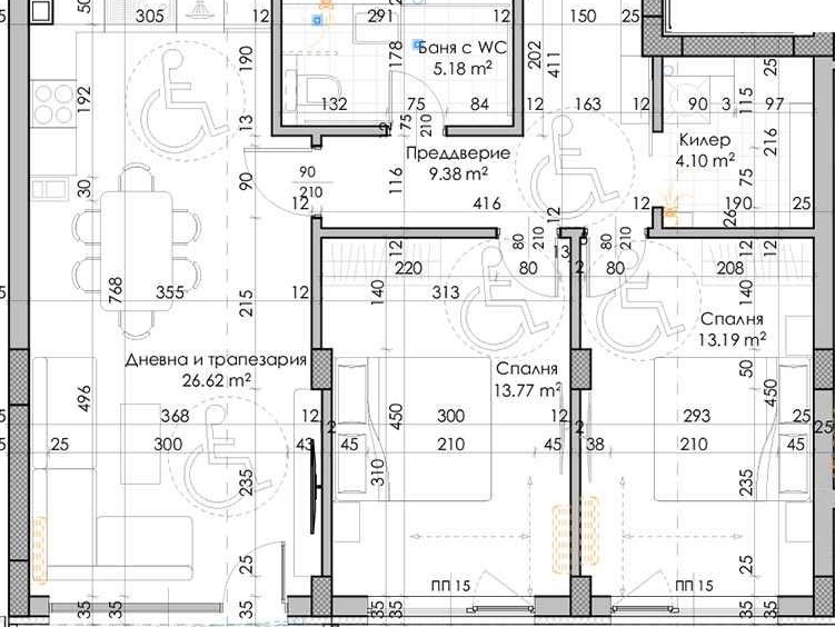Тристаен апартамент в Пловдив, Южен - 105 кв.м за 485 €/кв.м - Снимка #1