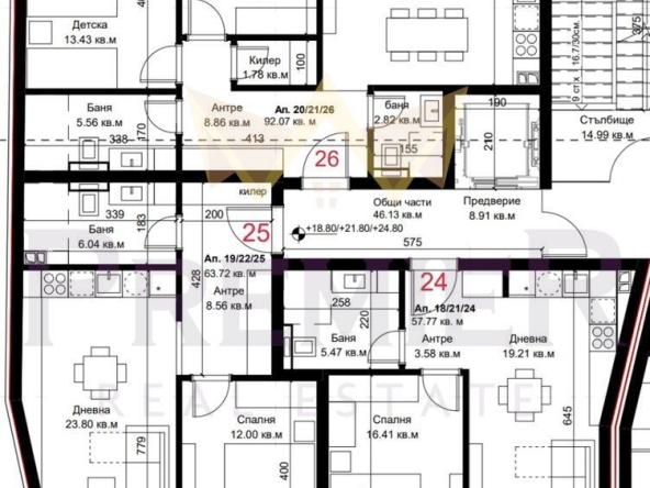 Двустаен апартамент в Варна, Център - 68 кв.м за 2106 €/кв.м - Снимка #1