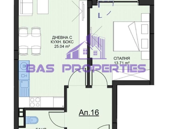 Двустаен апартамент в София, Малинова долина - 77 кв.м за 1799 €/кв.м - Снимка #1