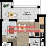 Едностаен апартамент в Пловдив, Въстанически - 52 кв.м за 927 €/кв.м - Снимка #1