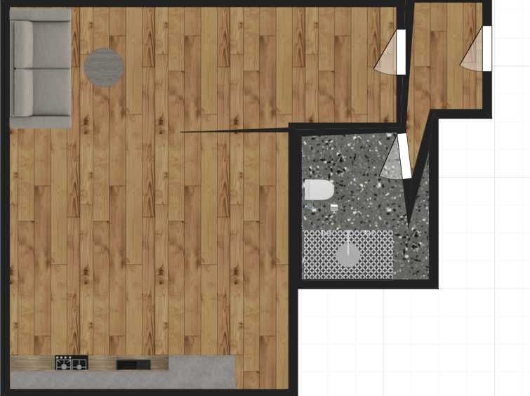 Едностаен апартамент в Бургас, Възраждане - 40 кв.м за 1125 €/кв.м - Снимка #1