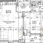 Двустаен апартамент в Пловдив, Тракия - 70 кв.м за 1394 €/кв.м - Снимка #1
