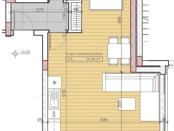 Едностаен апартамент в София, Бояна - 58 кв.м за 1228 €/кв.м - Снимка #1
