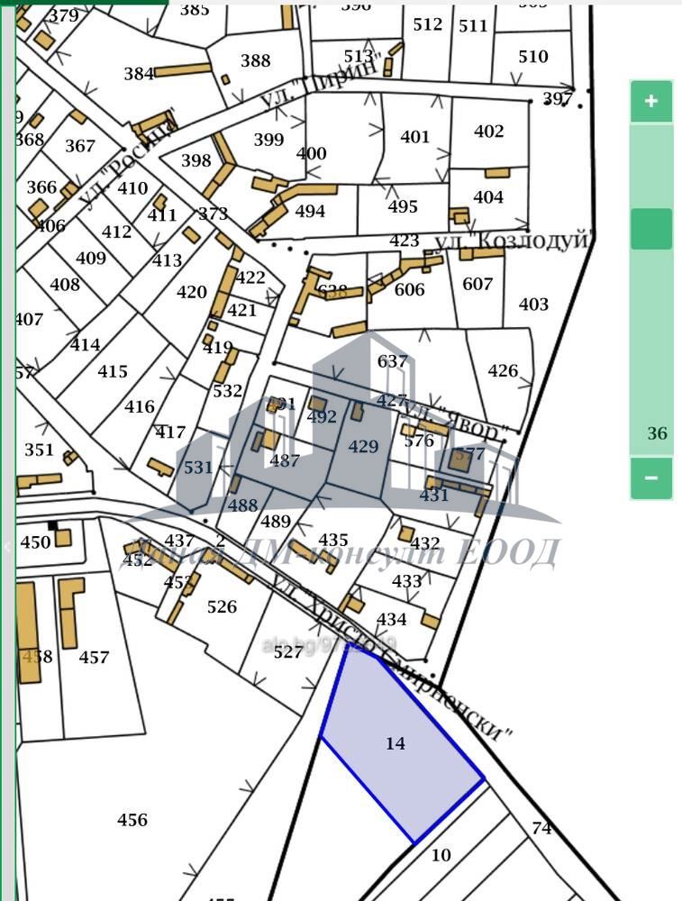 Парцел в с. Илия Блъсково, Област Шумен - 5846 кв.м за 8 €/кв.м - Снимка #1
