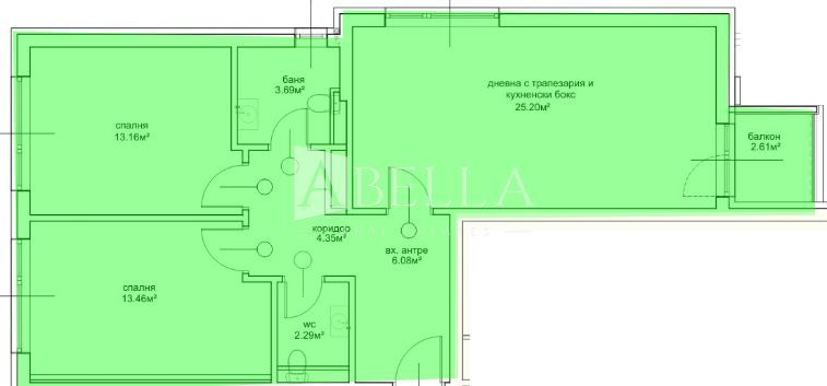 Тристаен апартамент в София, Овча купел 2 - 101 кв.м за 859 €/кв.м - Снимка #1