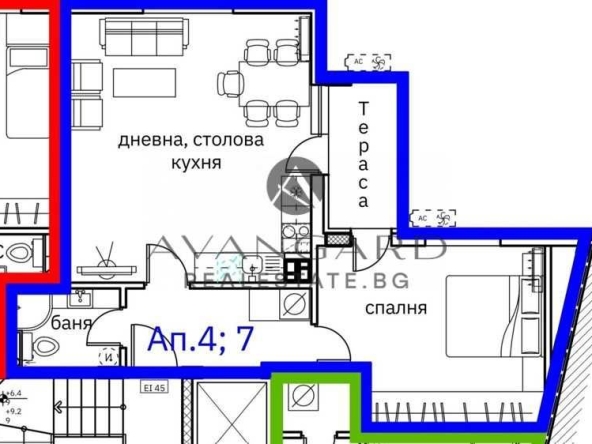 Двустаен апартамент в Пловдив, Кършияка - 83 кв.м за 1850 €/кв.м - Снимка #1