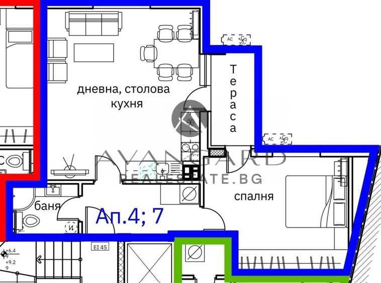 Двустаен апартамент в Пловдив, Кършияка - 83 кв.м за 1850 €/кв.м - Снимка #1