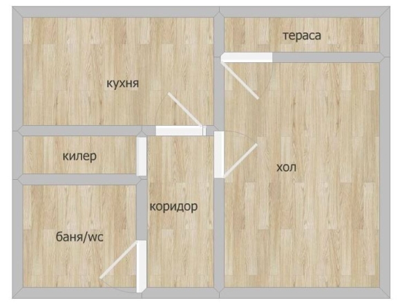 Едностаен апартамент в София, Сухата река - 40 кв.м за 2875 €/кв.м - Снимка #1