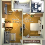 Двустаен апартамент в Бургас, Меден рудник - зона А - 55 кв.м за 1064 €/кв.м - Снимка #1