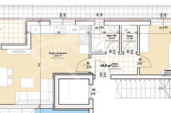 Двустаен апартамент в Асеновград - 74 кв.м за 1184 €/кв.м - Снимка #1