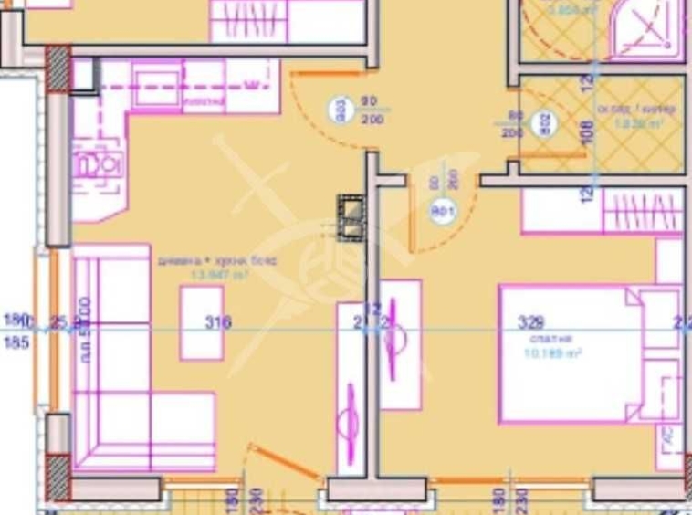 Тристаен апартамент в Бургас, Сарафово - 79 кв.м за 1271 €/кв.м - Снимка #1