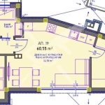 Тристаен апартамент в Бургас, Сарафово - 60 кв.м за 1524 €/кв.м - Снимка #1