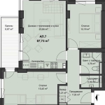 Тристаен апартамент в Пловдив, Кючук Париж - 102 кв.м за 1230 €/кв.м - Снимка #1